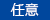 任意